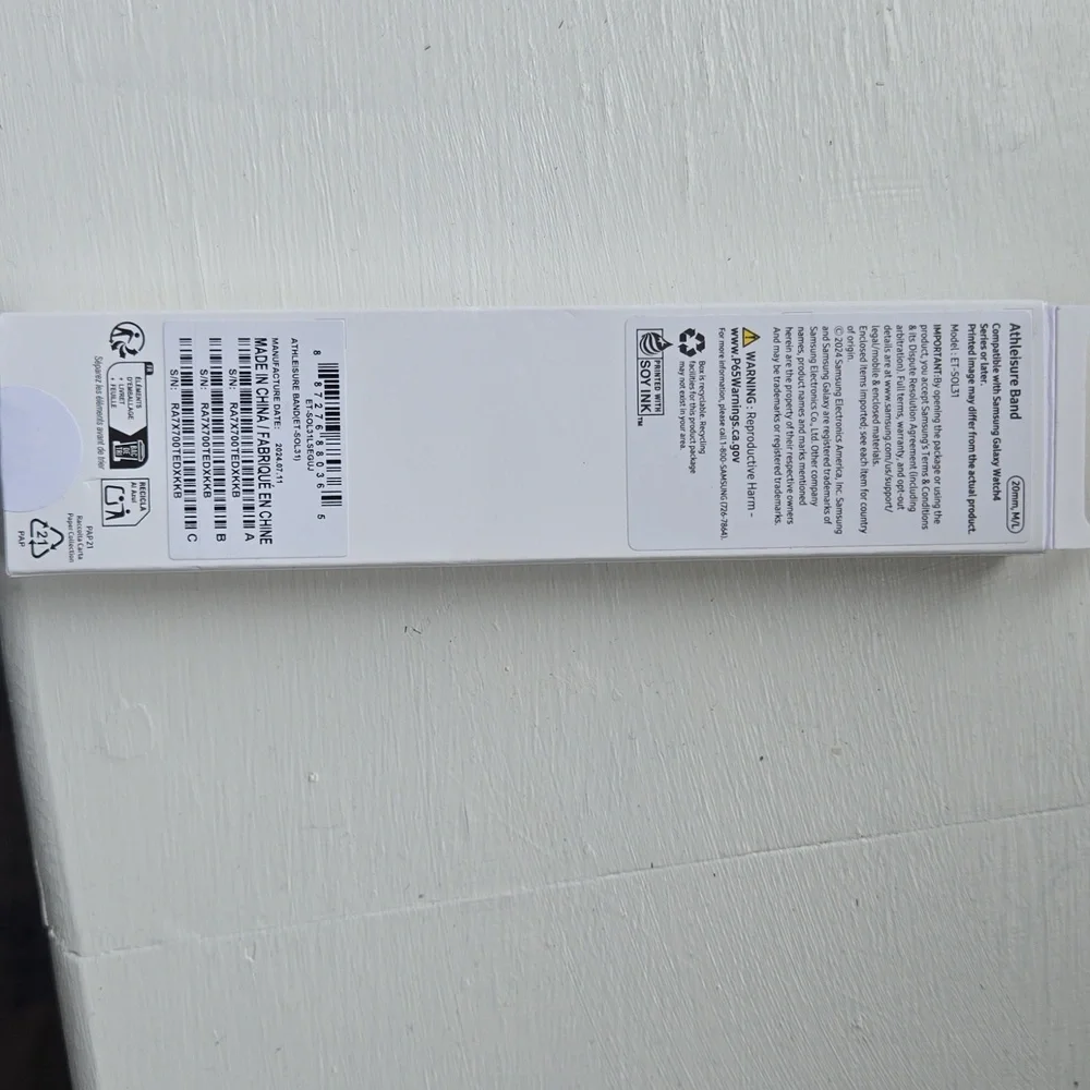 Samsung Athleisure Band in Gray/ Silver
